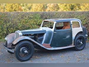 1935 SSII Sports Saloon Part restored & complete. Very rare car.  For Sale (picture 1 of 6)