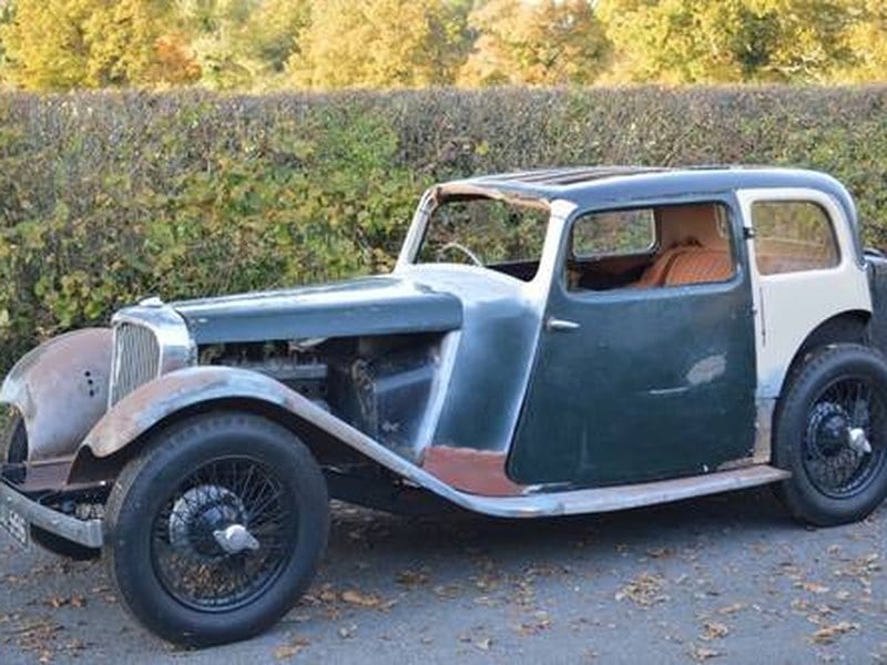 SS2 Sports Saloon - part restored & complete - very rare