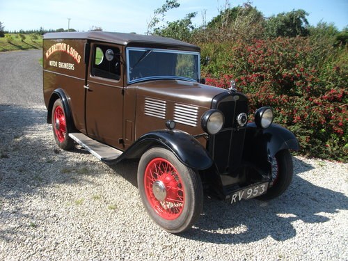 1931 Only remaining Standard Big Nine Van For Sale