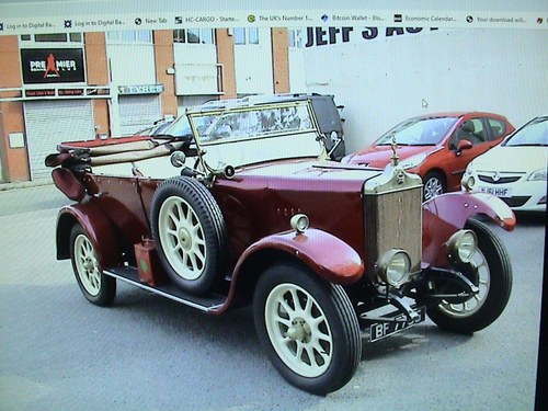 1925 Standard Tourer maroon with uprated 2.0 ford For Sale