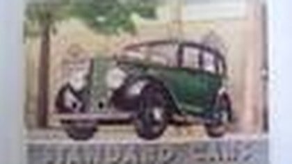 STANDARD CARS 1935 "NINE" to "TWENTY" SALES BOOKLET