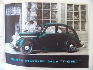 1938 Standard FLYING STANDARD NINE - 20hp V8