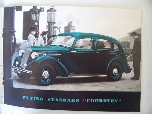1938 Standard FLYING STANDARD NINE - 20hp V8