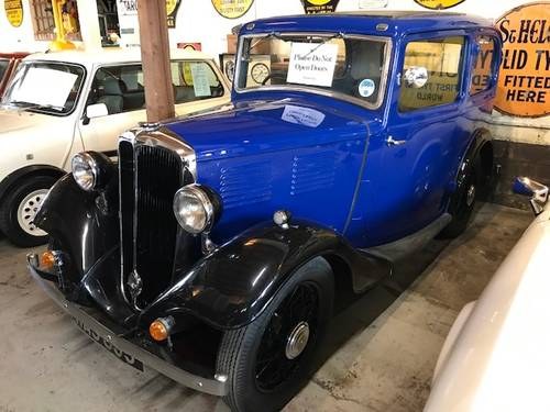 **OCTOBER AUCTION** 1932 Standard 9 For Sale by Auction