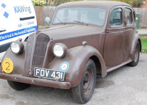1947 Standard 14 CD vintage car, Auction Wednesday 26th April For Sale by Auction