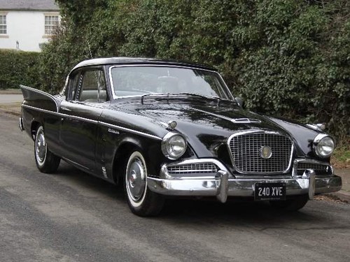 1958 Studebaker Silver Hawk V8, Rare manual, UK registered For Sale