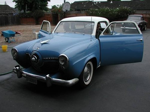 1950 Studebaker STARLIGHT COUPE Blue Dry Project needs tlc For Sale