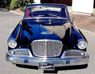 1959 Studebaker Silver Hawk Coupe clean Black driver $23.5k For Sale