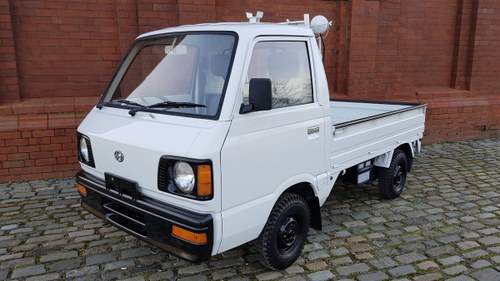 1987 SUBARU SAMBAR TRUCK ONLY 5390 MILES * MOBILE DROPSIDE For Sale