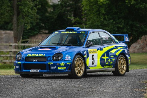 2001 Subaru Impreza WRC Ex-Richard Burns For Sale by Auction