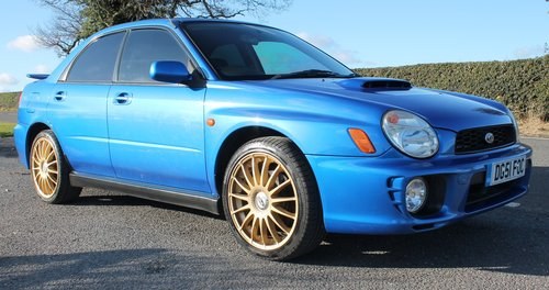 2001 Subaru Impreza WRX Classic World Rally Blue Superb SOLD