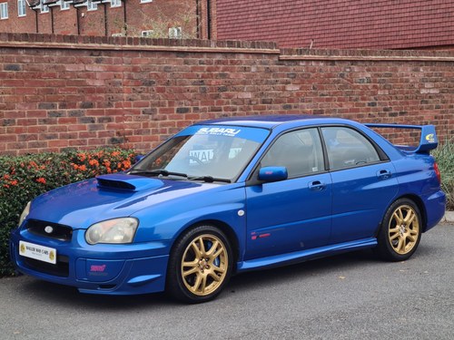 2003 SUBARU IMPREZA WRX STI TYPE UK SALOON - 6 SPEED - 350 BHP Till salu