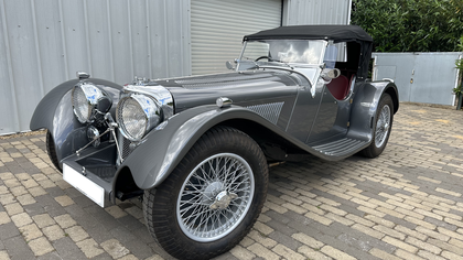 Jaguar SS100 by Suffolk correctly IVA tested and registered.