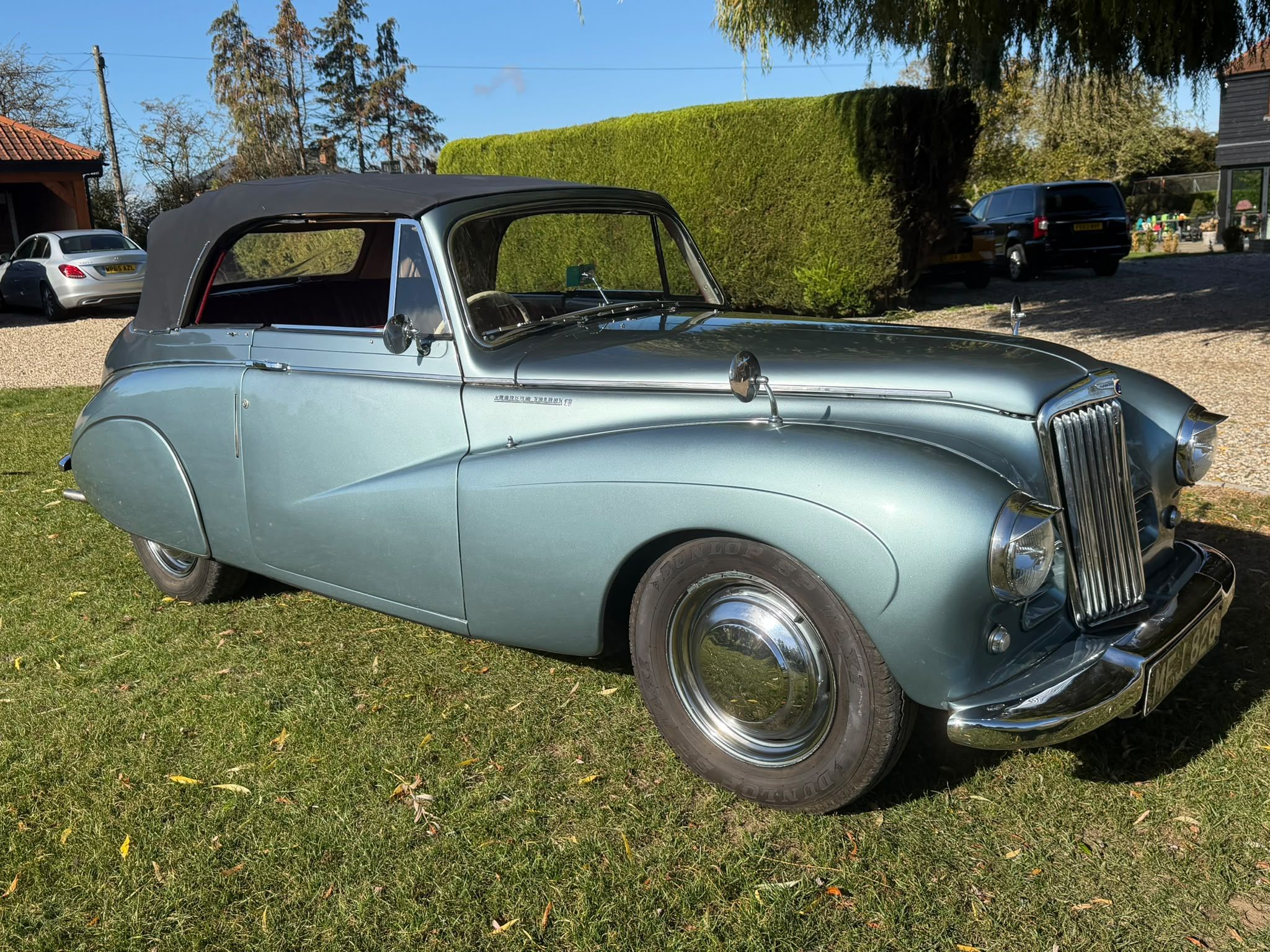 1952 Sunbeam Talbot 90 DHC Convertible with power steering.