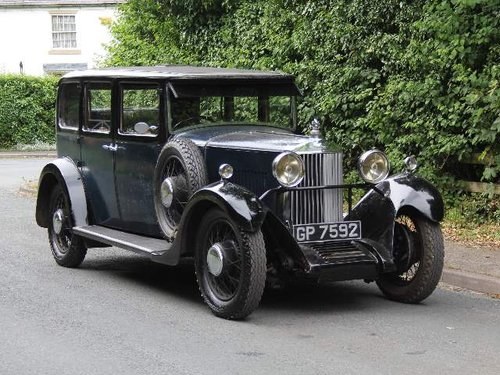 1931 Sunbeam 18.2 Saloon Incredibly original with superb history VENDUTO