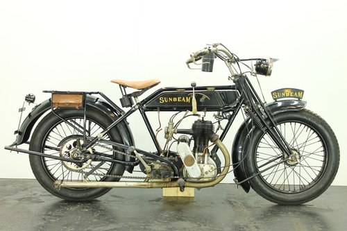Sunbeam 3.5hp 1922 500cc 1 cyl sv In vendita