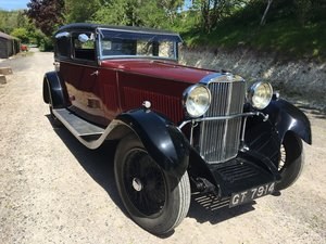 1931 Sunbeam 23.8 hp Weymann Sports Saloon Reserved VENDUTO