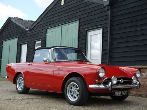 1965 SUNBEAM ALPINE SPORTS CONVERTIBLE MK5 WITH OVERDRIVE !! For Sale