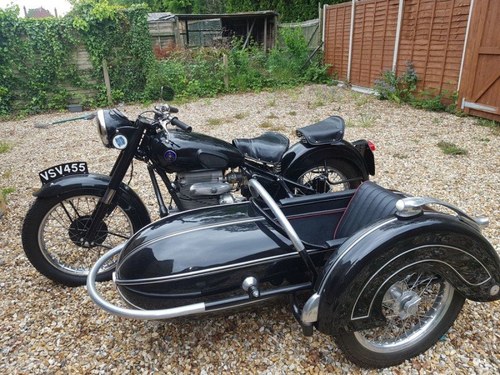 1949 Sunbeam S8 with Steib Sidecar For Sale by Auction