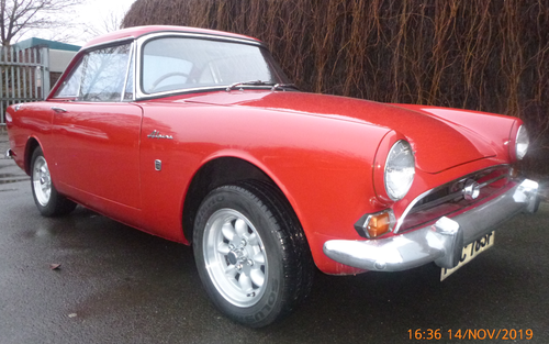 1967 Sunbeam Alpine 1 Registered owner £10,000 - £12,000 For Sale by Auction