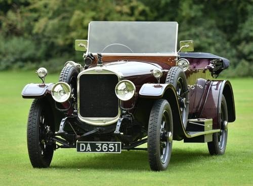 1919 Sunbeam 24hp 4 1/2 Litre Tourer by Brewster VERKAUFT