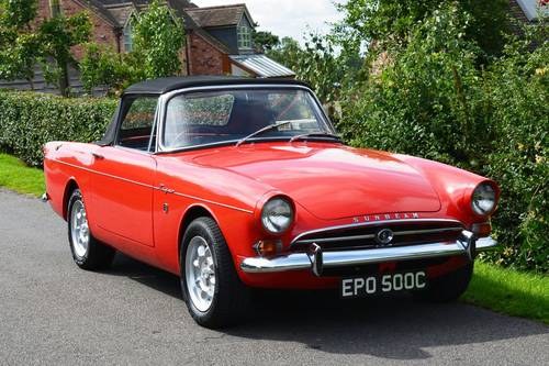 Sunbeam Tiger MkI RHD 289ci upgrade For Sale by Auction