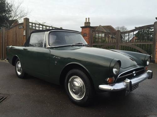 1967 SUNBEAM ALPINE 1725 OVERDRIVE 64k MILES 2 OWNERS SOLD