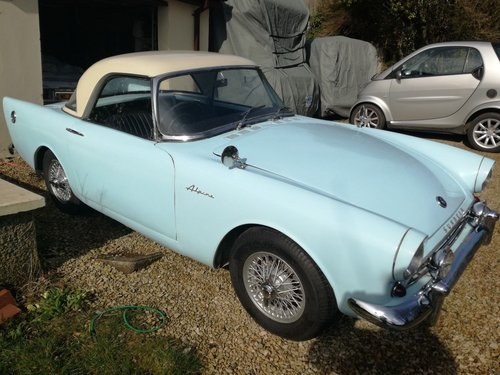 1960 Sunbeam Alpine mk1 with hard and new soft top For Sale