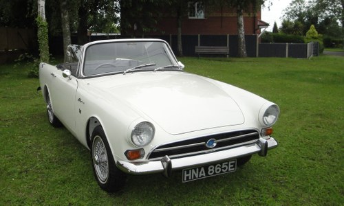 1967 SUNBEAM ALPINE SERIES V WITH HARDTOP For Sale by Auction