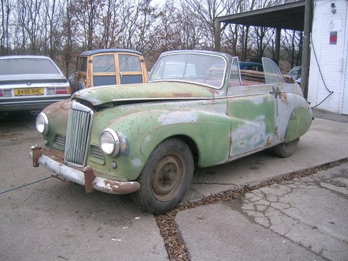 1953 Sunbeam Talbot 90 Convertible Restoration Project For Sale