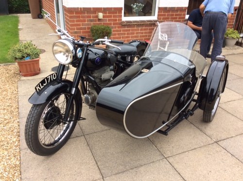 1950 Sunbeam S8 with VP Viper Sidecar 29/06/2022 For Sale by Auction