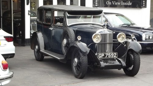1931 SUNBEAM 18:2 4 door saloon - original In vendita