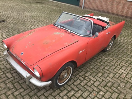 1963 Sunbeam Alpine for restoration For Sale