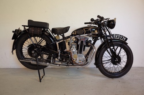 1929 Sunbeam Model 9 Twin Port. Matching numbers. Mint condition. SOLD