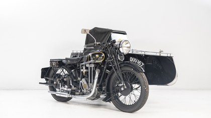1937 Sunbeam Model 9A and Swallow De Luxe Launch Sidecar