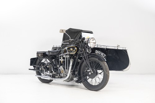 1937 Sunbeam Model 9A and Swallow De Luxe Launch Sidecar For Sale by Auction