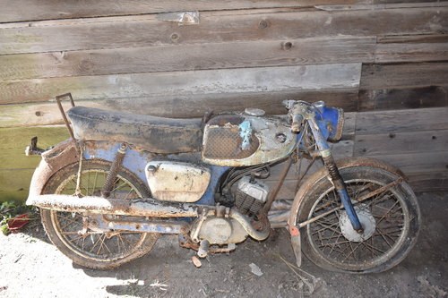 Lot 18 - A 1960s Suzuki TC120 project - 17/16/18 For Sale by Auction