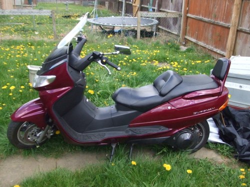 1998 Suzuki AN250 Burgman scooter. 13k miles only For Sale