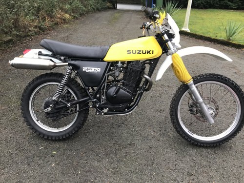 1978 Suzuki SP 370 enduro was £2500 NOW £2100 VERKAUFT