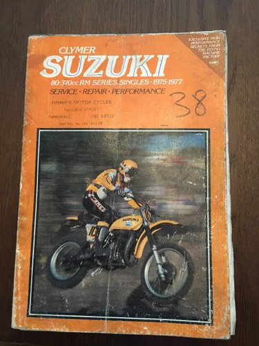 1975 Suzuki RM manual  For Sale