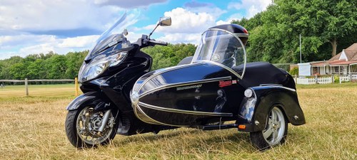 2008 Suzuki Burgman Sidecar Outfit Combination Tested with Video In vendita