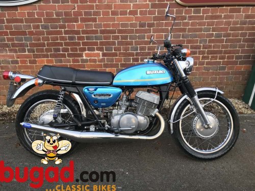Suzuki T500 Titan 1974 Two Stroke, Expansion Cans For Sale