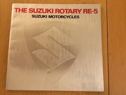 1975 Suzuki RE-5 rotary Brochure VENDUTO