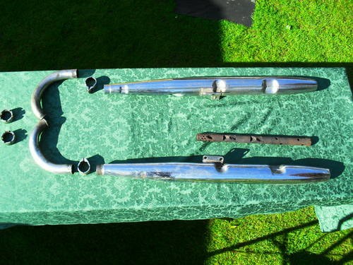 1969 SUZUKI SUPER SIX EXHAUST SYSTEM VERKAUFT