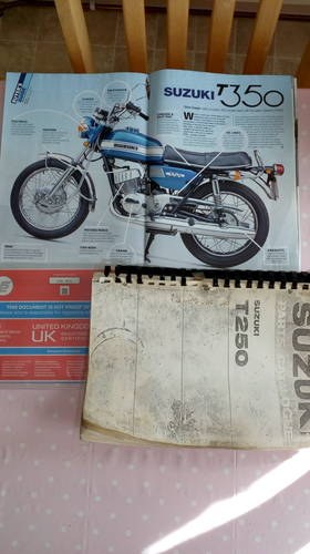 1973 Suzuki T350 - Restoration Project In vendita