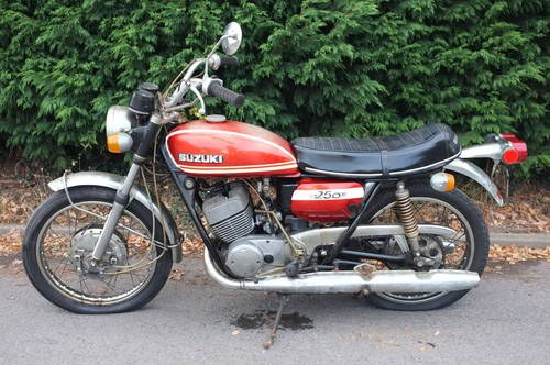 Suzuki T250 T 250 J Hustler 1971 100% original US Import Bar SOLD