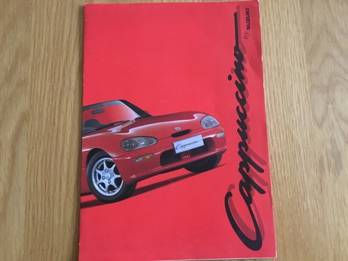 1992 Suzuki Cappuccino brochure VENDUTO