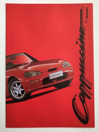 Suzuki Cappuccino UK Launch Brochure & Pricelist In vendita