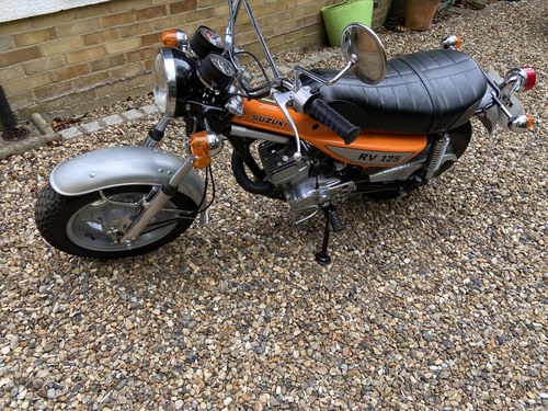 1977 Suzuki RV125 U.K. Sand Bike For Sale
