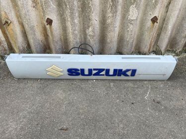 Picture of Genuine Suzuki dealers light up display sign 3 ft long £150